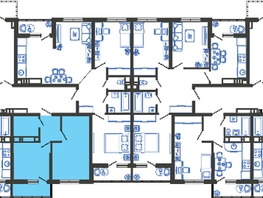 Продается 1-комнатная квартира ЖК Облака-3, дом 1, 32.3  м&sup2;, 8758242 рублей
