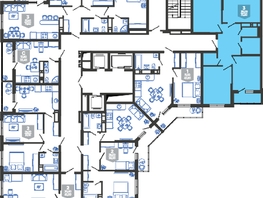 Продается 3-комнатная квартира ЖК Облака-3, дом 1, 72.5 м², 12252500 рублей