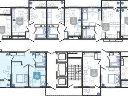 Продается 2-комнатная квартира ЖК Облака-3, дом 1, 52.6  м&sup2;, 10944798 рублей