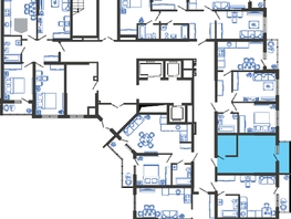 Продается Студия ЖК Облака-3, дом 1, 24  м&sup2;, 6306648 рублей