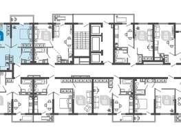 Продается 2-комнатная квартира ЖК Облака-2, блок секция 1-3, 49.3  м², 11396580 рублей