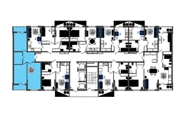 Продается 2-комнатная квартира ЖК Облака-3, дом 1, 59.4  м&sup2;, 11185792 рублей