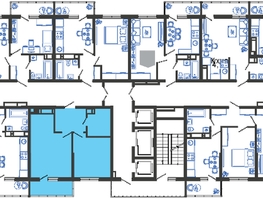 Продается 1-комнатная квартира ЖК Облака-3, дом 1, 43.1  м&sup2;, 9695259 рублей