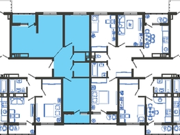 Продается 2-комнатная квартира ЖК Облака-3, дом 1, 67.6  м&sup2;, 13218910 рублей