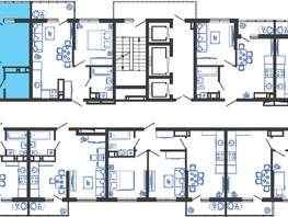 Продается 2-комнатная квартира ЖК Облака-3, дом 1, 47.7 м², 9831447 рублей