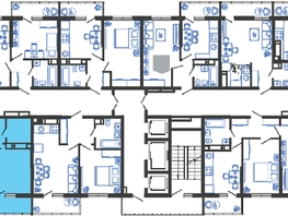 Продается 1-комнатная квартира ЖК Облака-3, дом 1, 41.3 м², 7646695 рублей