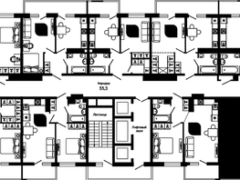 Продается 2-комнатная квартира ЖК Отражение, 2 очередь литера 3, 63.5  м², 10240260 рублей