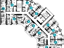 Продается 2-комнатная квартира АО Нескучный сад, корпус 1, 46  м², 52670000 рублей