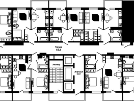 Продается 2-комнатная квартира ЖК Отражение, 2 очередь литера 3, 58.3  м², 9518570 рублей