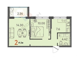 Продается 2-комнатная квартира Селезнева ул, 42  м², 5500000 рублей