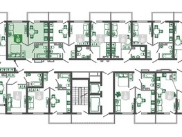 Продается 1-комнатная квартира ЖК Флора, 3 этап литера 4, 33.5  м², 14957871 рублей