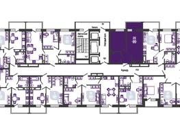 Продается 1-комнатная квартира ЖК Улыбка, литера 2, 37.2  м², 6476520 рублей