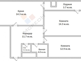 Продается 2-комнатная квартира Садовая ул, 68  м², 16000000 рублей