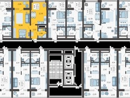 Продается 1-комнатная квартира ЖК Кислород, корпус 3, 38  м², 14789600 рублей