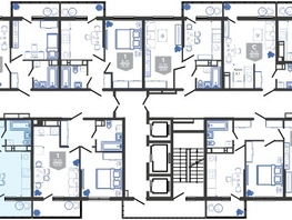 Продается 1-комнатная квартира ЖК Облака-3, дом 1, 41.3  м², 7919275 рублей