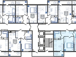 Продается 2-комнатная квартира ЖК Облака-3, дом 1, 56.2  м², 9719228 рублей