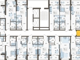 Продается 2-комнатная квартира ЖК Кислород, корпус 1, 50.81  м², 18144251 рублей