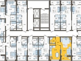 Продается 1-комнатная квартира ЖК Кислород, корпус 2, 38.22  м², 16144128 рублей