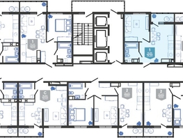 Продается 1-комнатная квартира ЖК Облака-3, дом 1, 34.2  м², 7794180 рублей