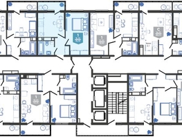 Продается 1-комнатная квартира ЖК Облака-3, дом 1, 35.1  м², 7162155 рублей