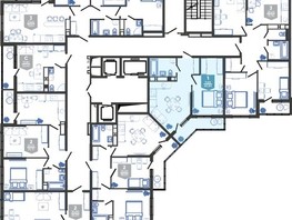 Продается 1-комнатная квартира ЖК Облака-3, дом 1, 42.5  м², 8230125 рублей