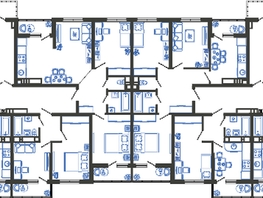 Продается 2-комнатная квартира ЖК Облака-3, дом 1, 48.4  м², 9907480 рублей