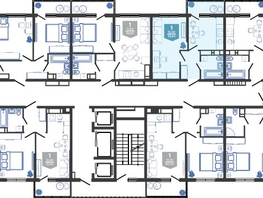 Продается 1-комнатная квартира ЖК Облака-3, дом 1, 33.6  м², 7590240 рублей