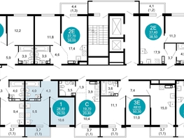 Продается 1-комнатная квартира ЖК Лестория, дом 1, 29.5  м&sup2;, 16215988 рублей