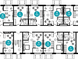 Продается 1-комнатная квартира ЖК Нескучный сад, корпус 2, 38.5  м², 42350000 рублей