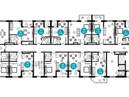 Продается 1-комнатная квартира ЖК Нескучный сад, корпус 2, 37.9  м², 43740390 рублей