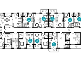 Продается 1-комнатная квартира ЖК Нескучный сад, корпус 2, 38  м², 44205400 рублей