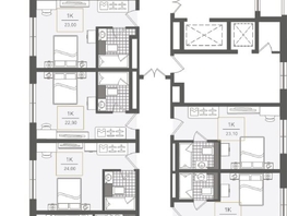 Продается 3-комнатная квартира ЖК Нескучный сад, корпус 2, 60.2 м², 65442220 рублей