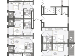 Продается 1-комнатная квартира ЖК Нескучный сад, корпус 2, 26.1 м², 32659460 рублей