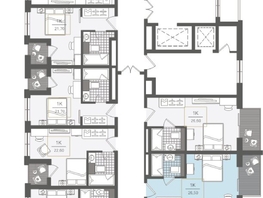 Продается 1-комнатная квартира ЖК Нескучный сад, корпус 2, 26.5 м², 34005700 рублей