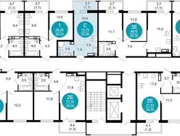 Продается 1-комнатная квартира ЖК Лестория, дом 3, 20.7  м&sup2;, 12551945 рублей