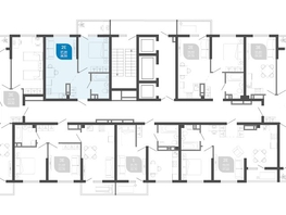 Продается 1-комнатная квартира ЖК Облака-2, блок секция 1-3, 38.3  м², 8563880 рублей