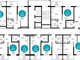 Продается 1-комнатная квартира ЖК Лестория, дом 1, 24.2  м&sup2;, 13574910 рублей