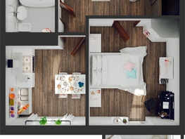 Продается 1-комнатная квартира ЖК Времена года, литера Б, 37.44  м&sup2;, 8999985 рублей