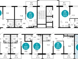 Продается 1-комнатная квартира ЖК Лестория, дом 1, 37.8  м&sup2;, 17772133 рублей
