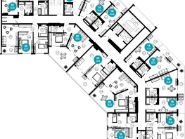 Продается 1-комнатная квартира АО Нескучный сад, корпус 1, 34 м², 40701400 рублей