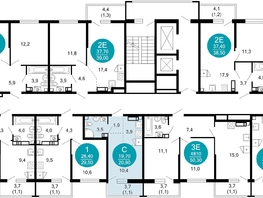 Продается 1-комнатная квартира ЖК Лестория, дом 1, 20.8  м², 13809120 рублей