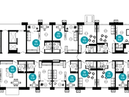 Продается 1-комнатная квартира АО Нескучный сад, корпус 1, 23.4  м², 30506580 рублей