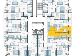 Продается 1-комнатная квартира ЖК Зеленодар, литера 7, 40 м², 5360000 рублей