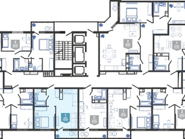 Продается 1-комнатная квартира ЖК Облака-3, дом 1, 36.6  м², 7728090 рублей