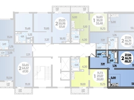 Продается 2-комнатная квартира ЖК Город у моря, литер 17, 48.37  м², 8203552 рублей