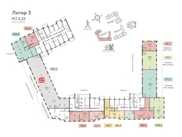 Продается Студия ЖК Теплые края, литер 3, 30.48  м², 5730240 рублей