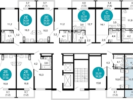 Продается 2-комнатная квартира ЖК Лестория, дом 2, 44.2  м&sup2;, 20086602 рублей