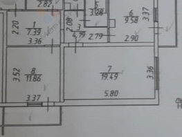 Продается 2-комнатная квартира Атарбекова ул, 65  м², 7000000 рублей