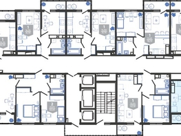 Продается 1-комнатная квартира ЖК Облака-3, дом 1, 31.4  м², 6955100 рублей