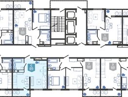 Продается Студия ЖК Облака-3, дом 1, 32.4  м², 7069680 рублей